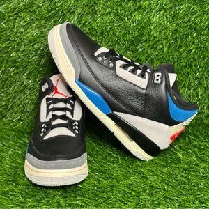 Size 8.5 - Mens Air Jordan III 3 Retro OG Rare Air Basketball Black - IB8967-004